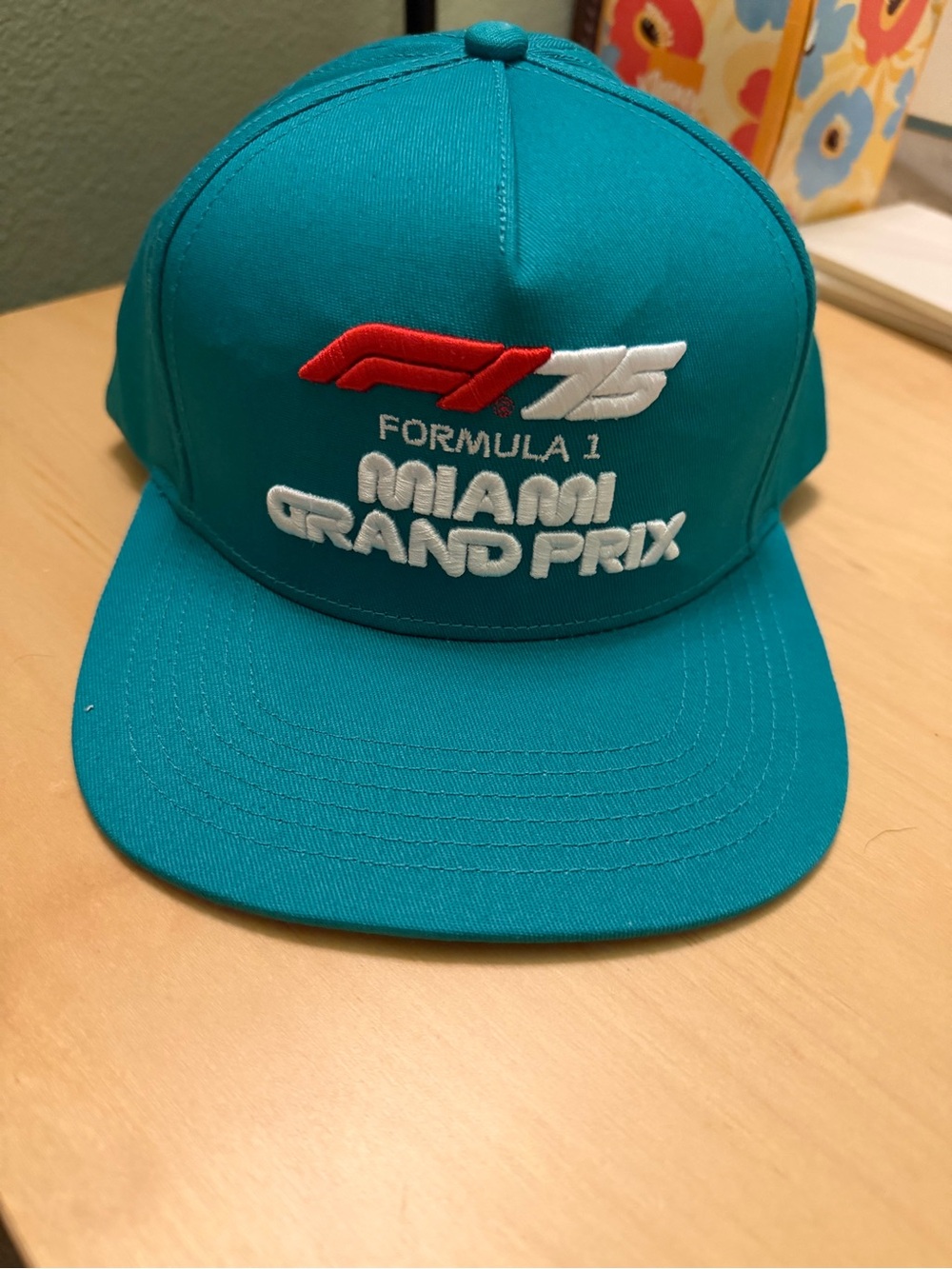 Formula 1 Miami Grand Prix Teal Snapback Hat